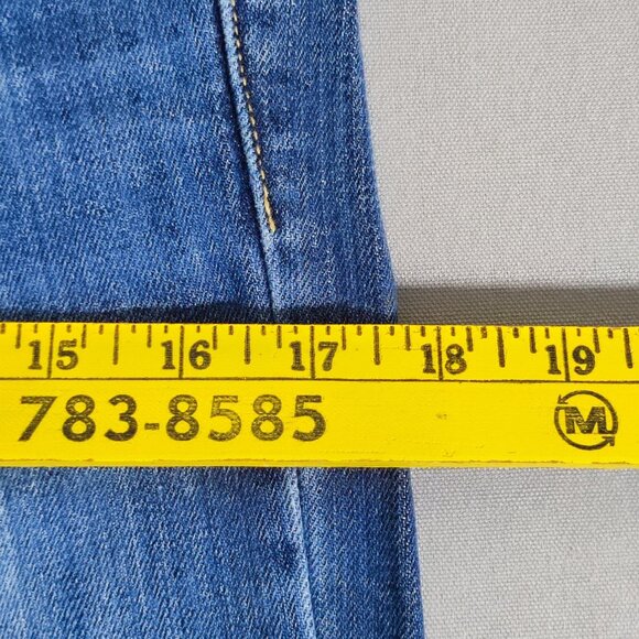 American Eagle jeans women's size 6 Long denim blue Favorite Boyfriend Boot cut - Picture 11 of 14